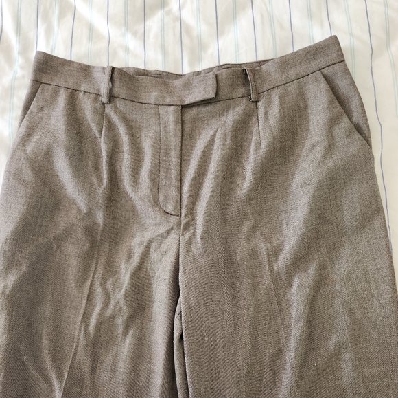 Calvin Klein Brown High Waisted Trousers Size 12 - Picture 3 of 10